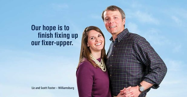 A Williamsburg love story: Liz and Scott Foster of Williamsburg